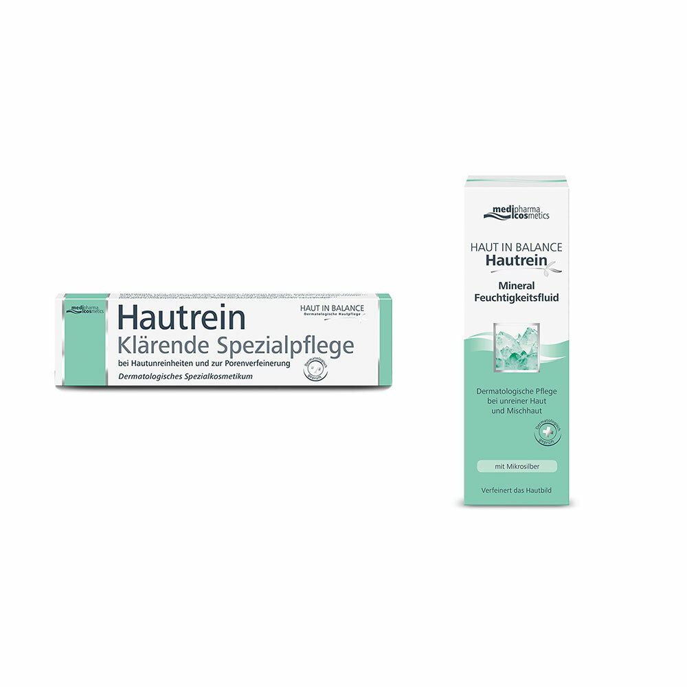 medipharma cosmetics Haut in Balance Hautrein Soin clarifiant + Mineral Fluide hydratant