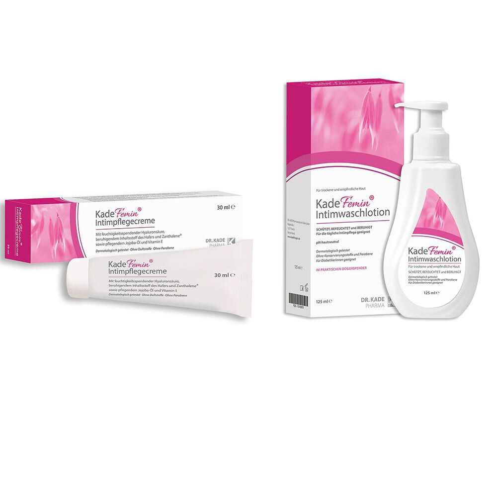 KadeFemin® Crème de soins intimes + lotion lavante