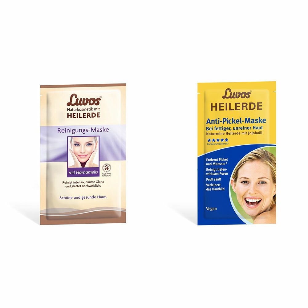 Luvos-Heilerde Anti-Pickel-Maske + Reinigungs-Maske
