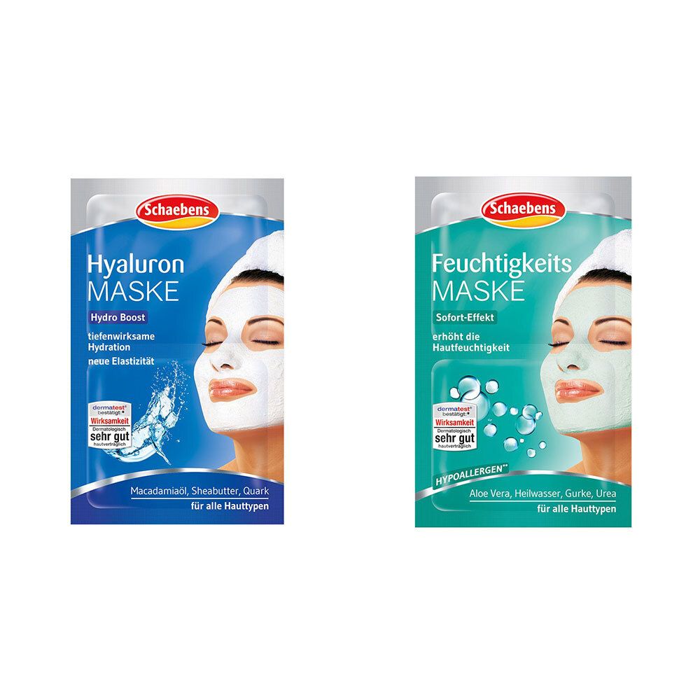 Schaebens Masque Hyaluronique + Schaebens Masque Hydratant