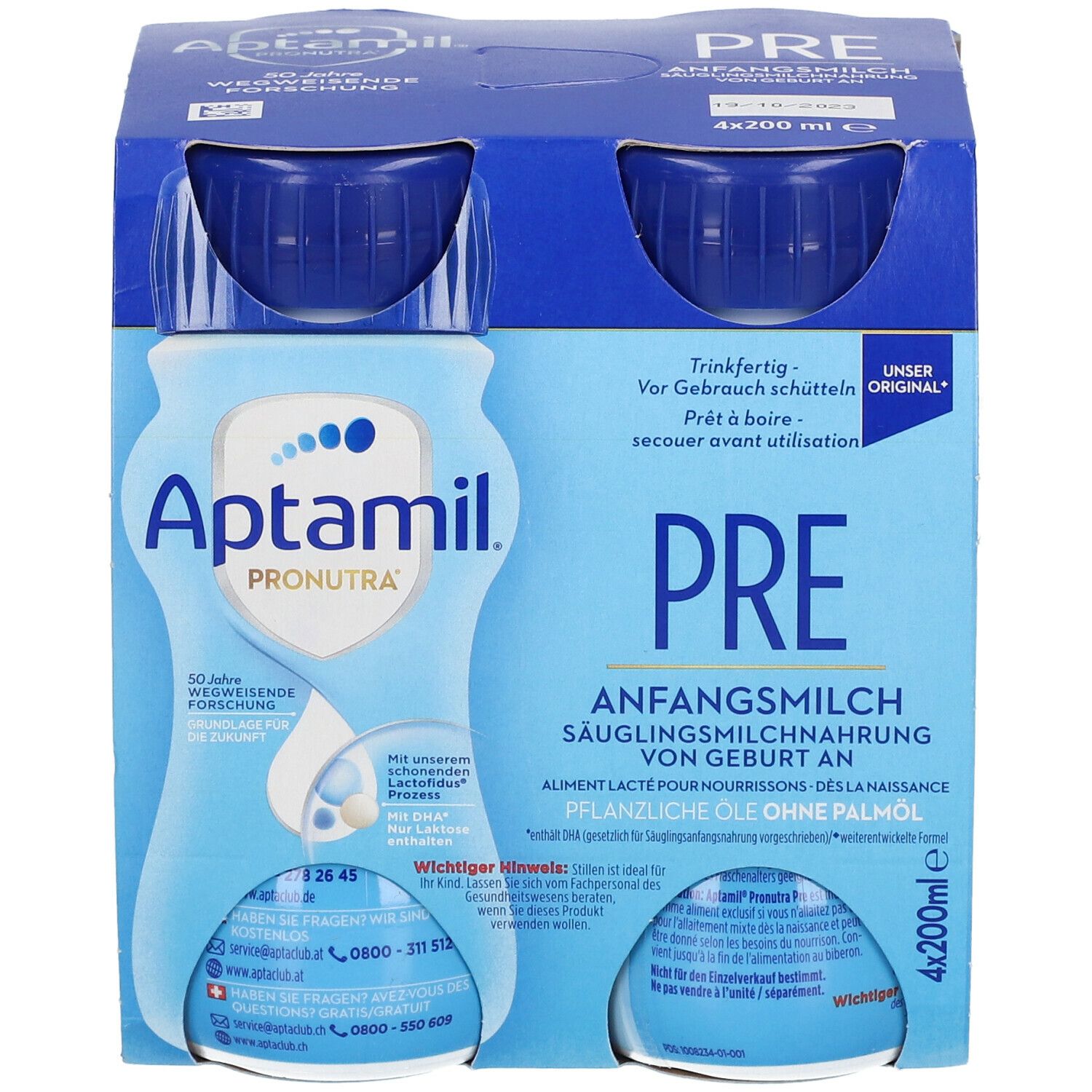 Aptamil® Pre Anfangsmilch trinkfertig