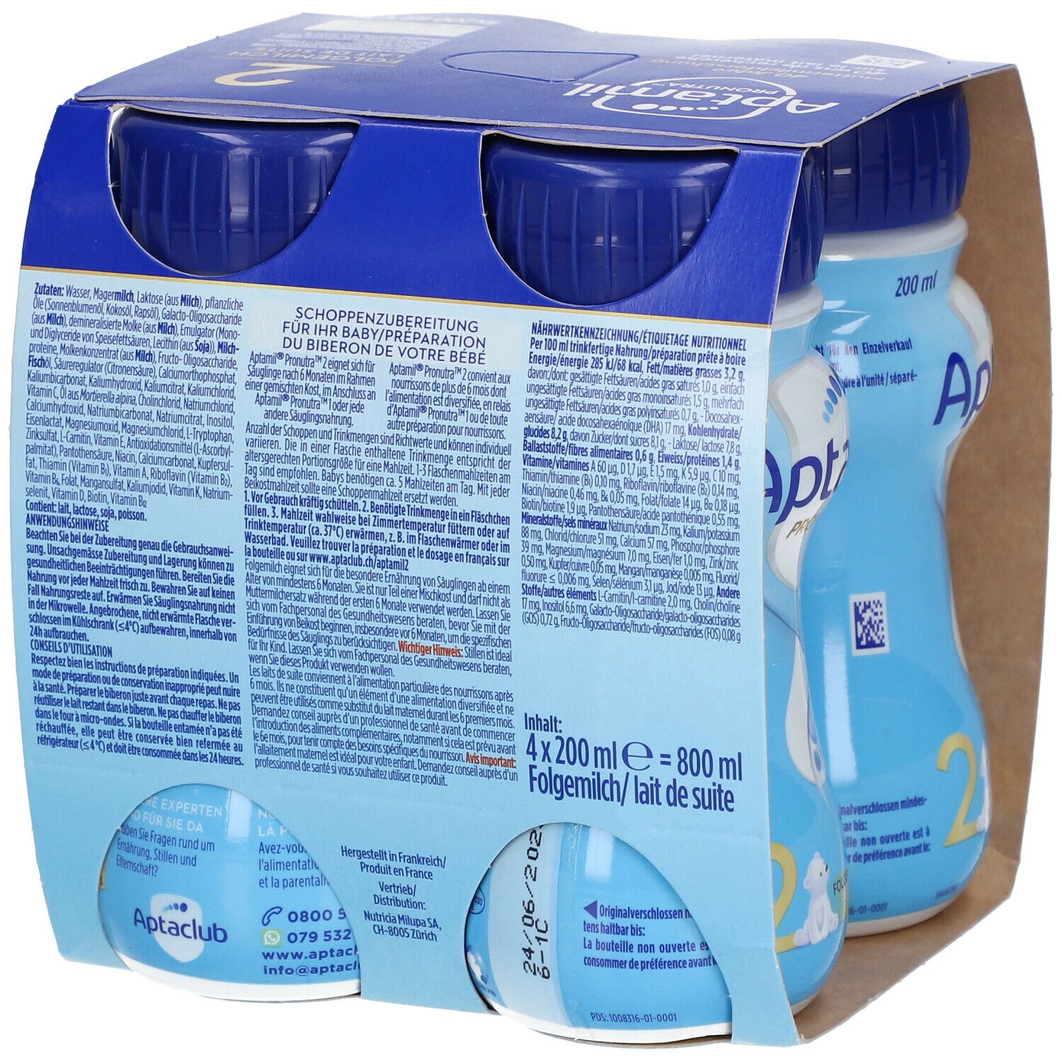 Aptamil® 2 Folgemilch trinkfertig