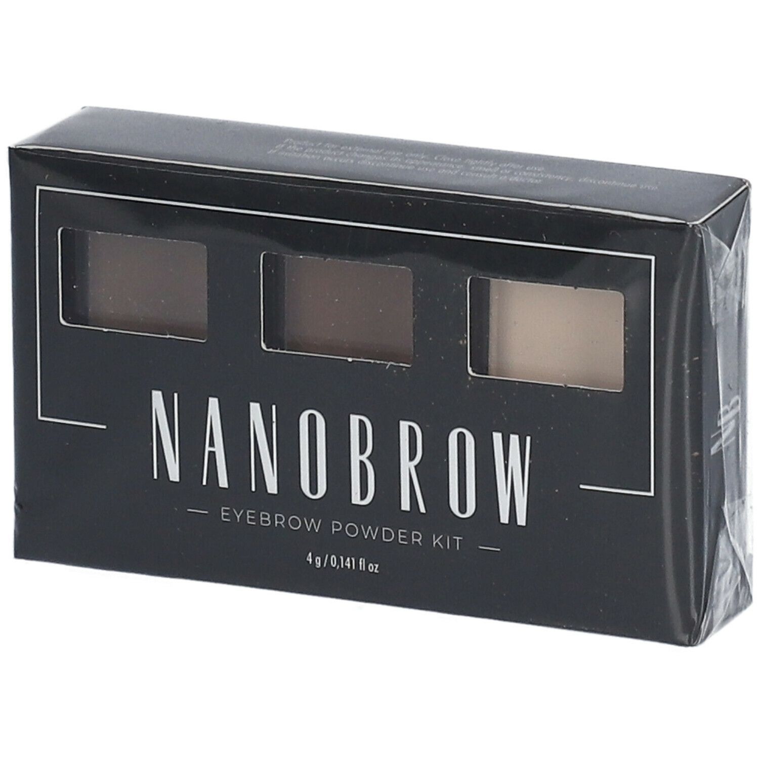 Nanobrow Kit poudre à sourcils foncé