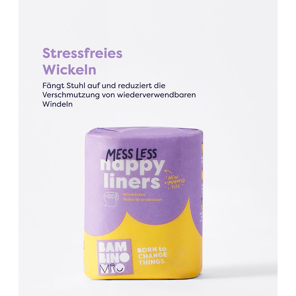 Bambino Mio, Supersoft Windelvlies, 100 Blätter St Sonstige