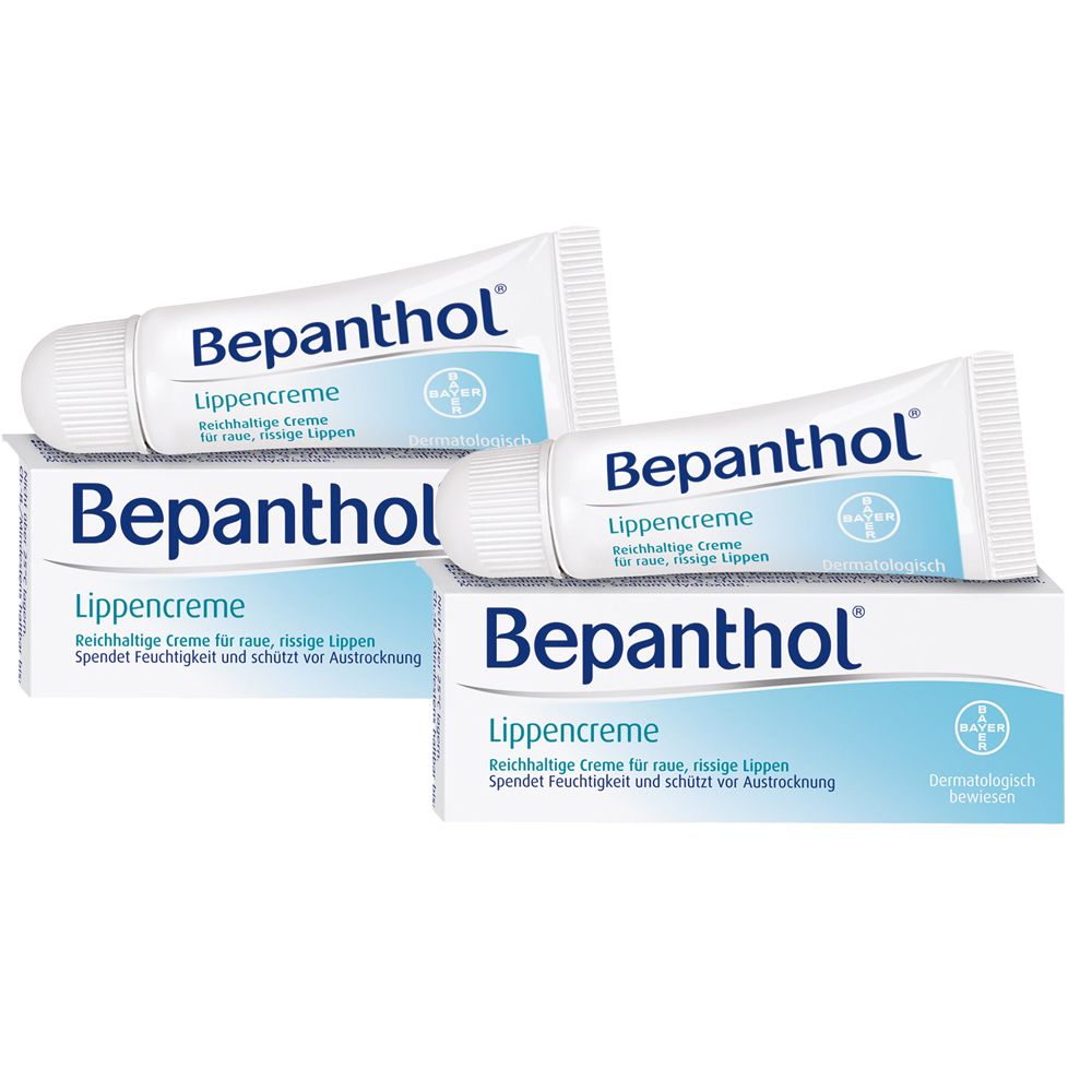 Bepanthol® Crème pour les lèvres pour les lèvres rugueuses et gercées