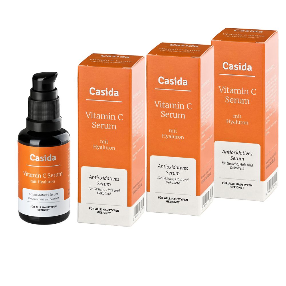 Casida Vitamin C Serum mit Hyaluronsäure