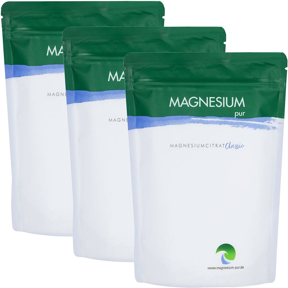 Magnésium pur Citrate de magnésium Classic Sachet de recharge