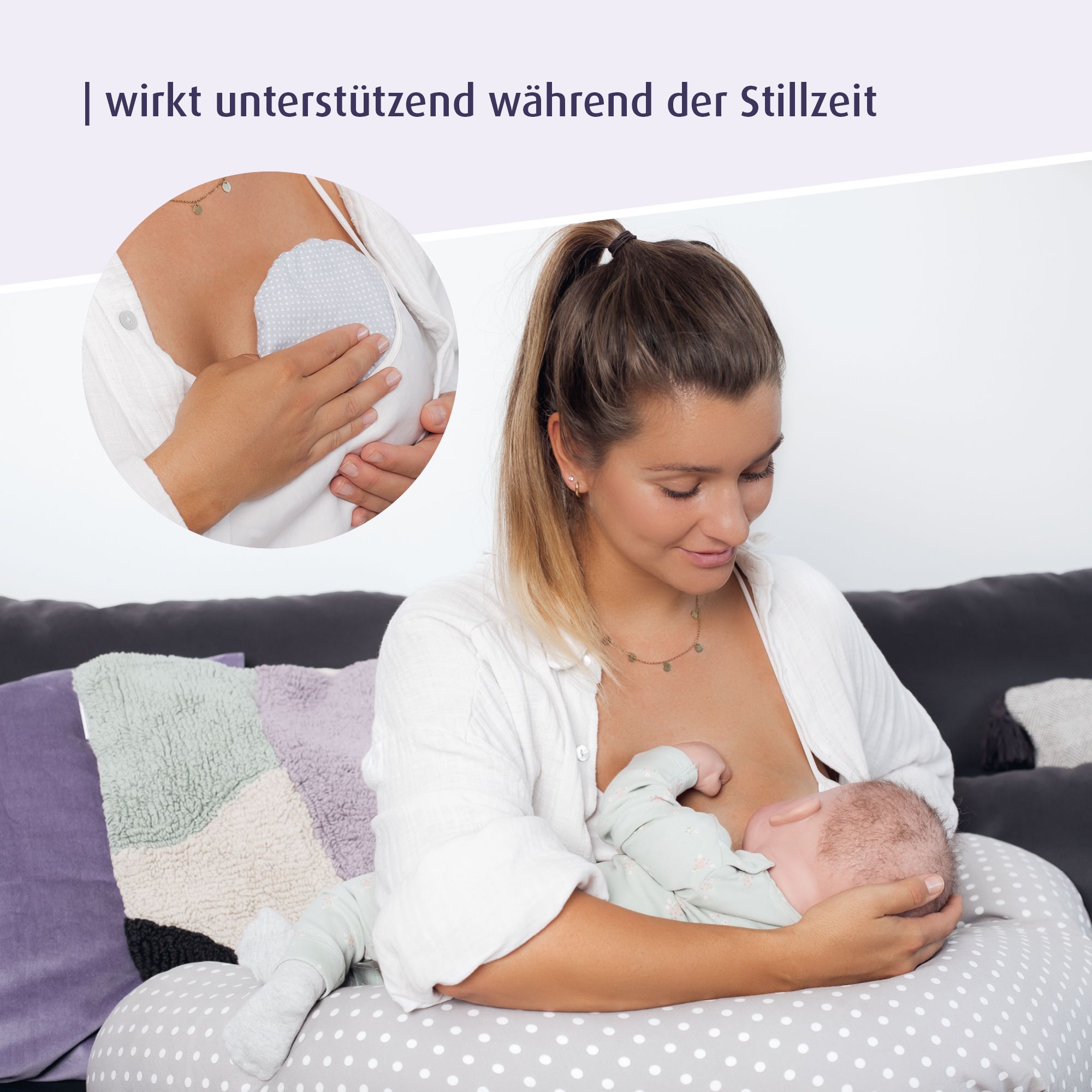 reer mama Stillhilfe-Traubenkernkissen 1 St Stilleinlagen