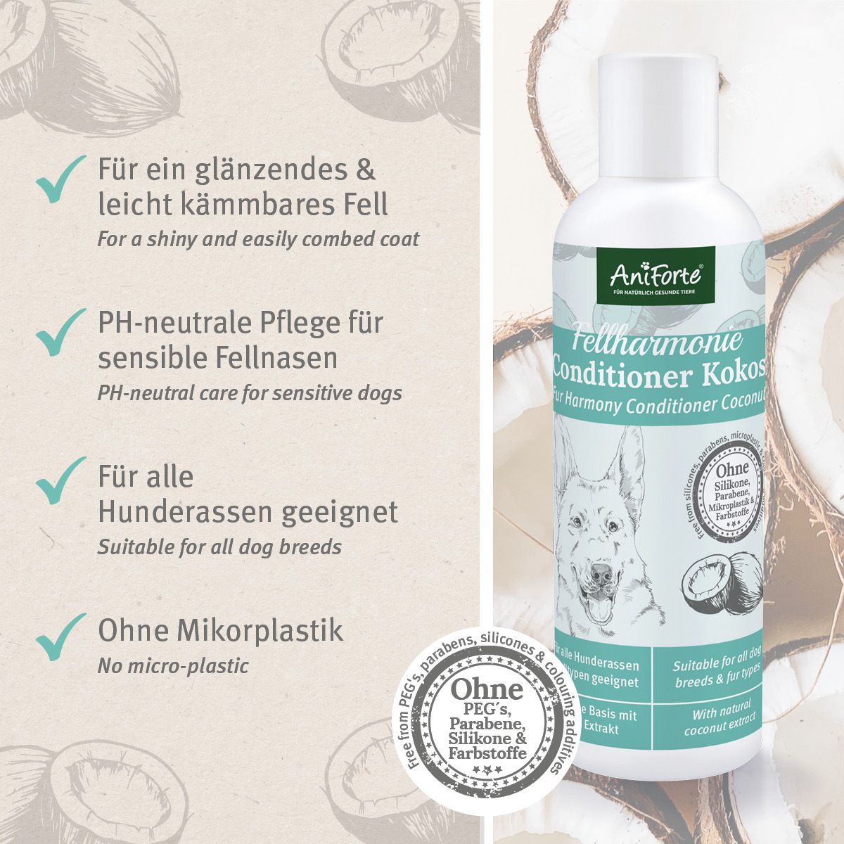 AniForte Fellharmonie Conditioner Kokos