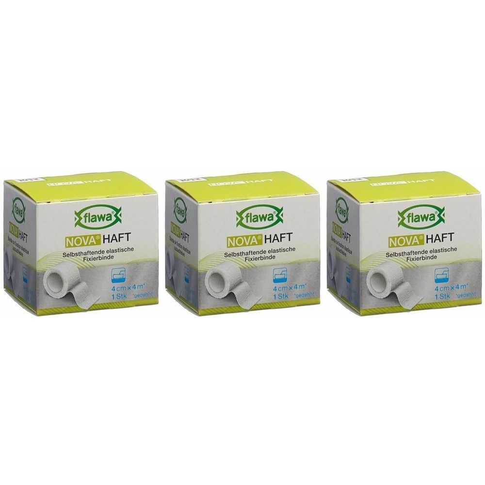Flawa® Nova haft Bande de fixation élastique auto-adhésive 4 cm x4 m