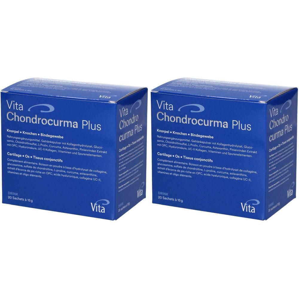 Vita Chondrocurma Plus Drink Btl 20 Stk x2 2x20 St Liquidum