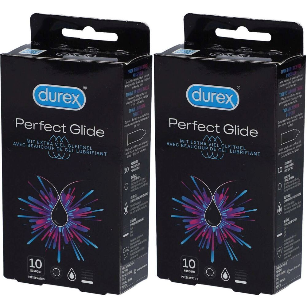 Durex Perfect glide Extra-geschmierte Kondome
