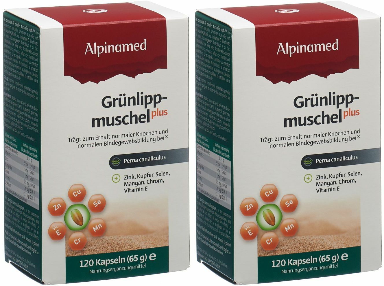 Alpinamed Moules aux orles verts Plus Capsules