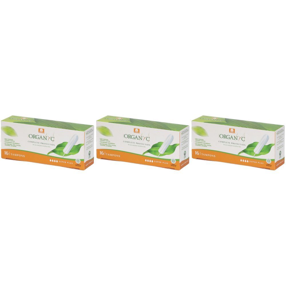 Organyc Tampons super plus sans applicateur