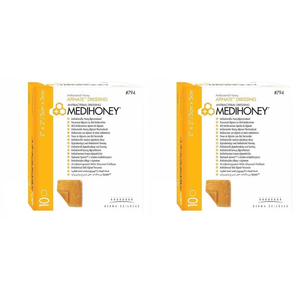 Medihoney™ Pansement Alginate au Miel Antibactérien