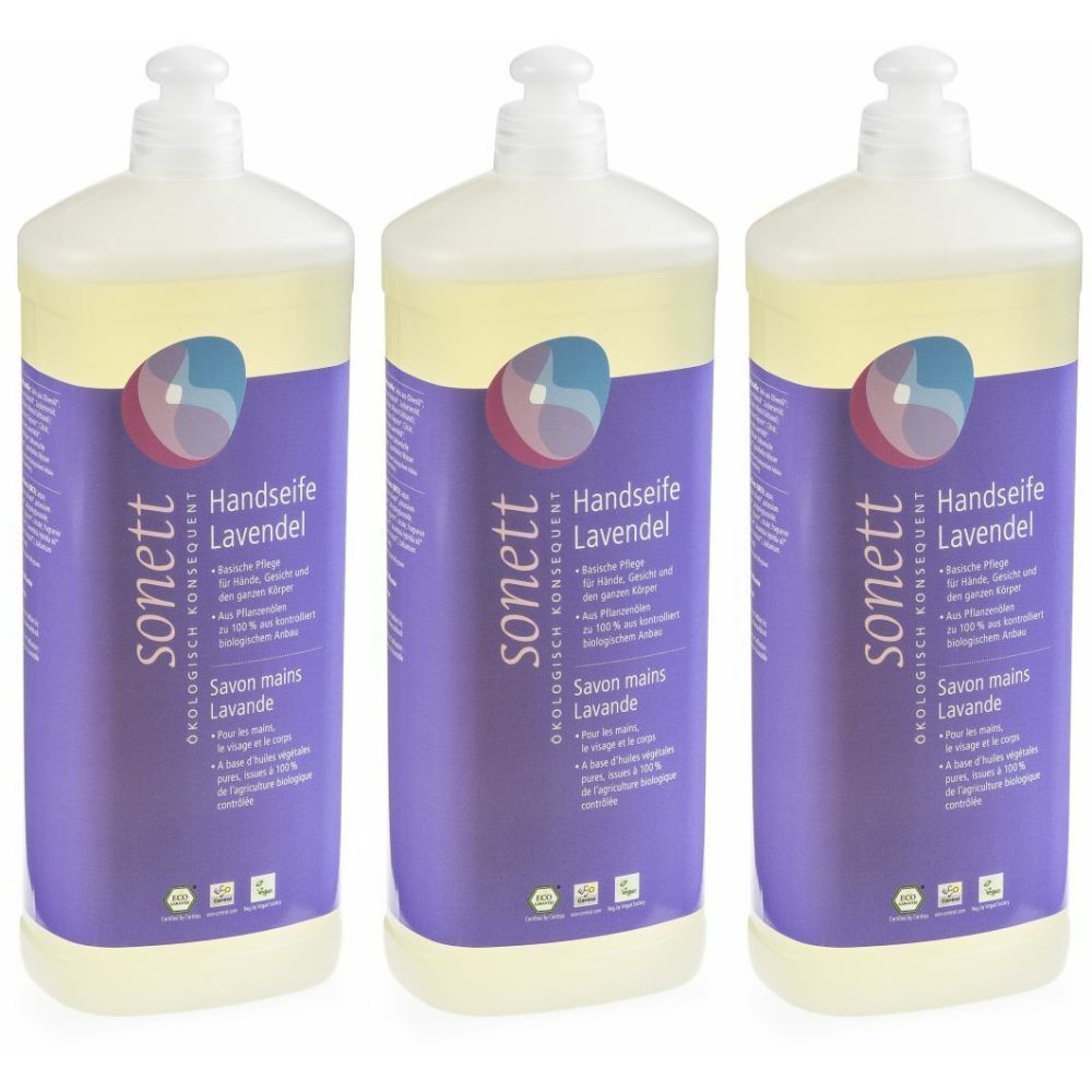 Sonett Savon liquide mains, visage & corps à la lavande