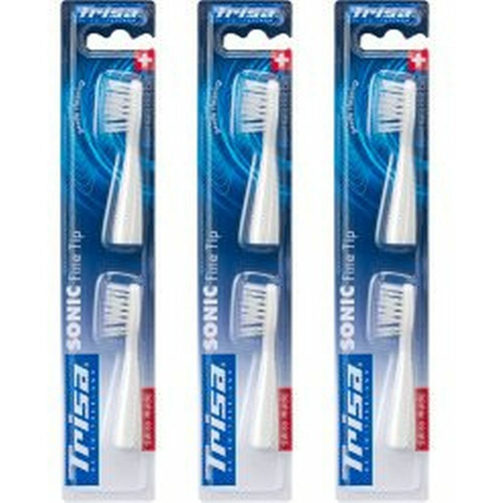 Trisa Set de rechange brosse à dents sonique Fine tip