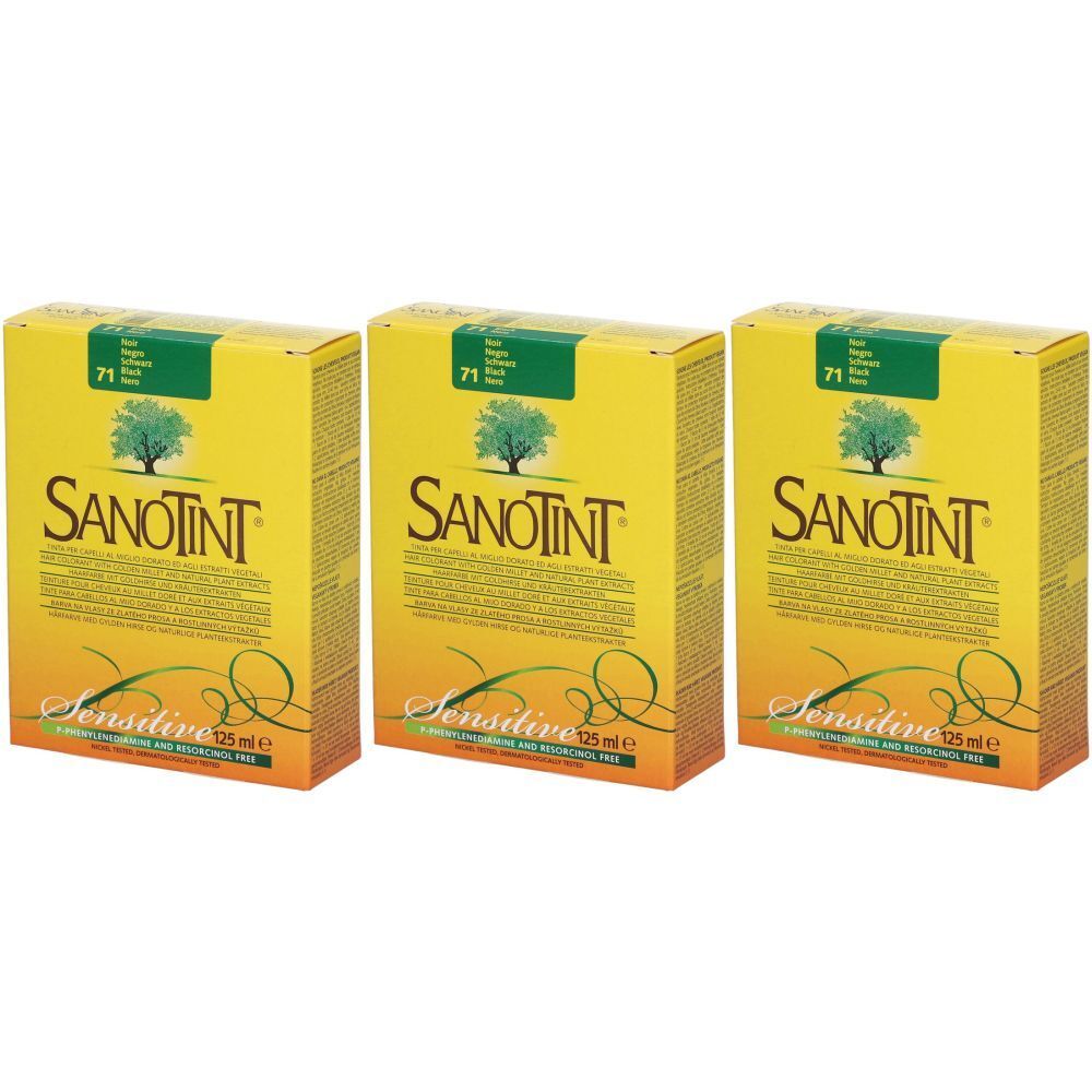 Sanotint® Sensitive Teinture pour les cheveux 71 Noir