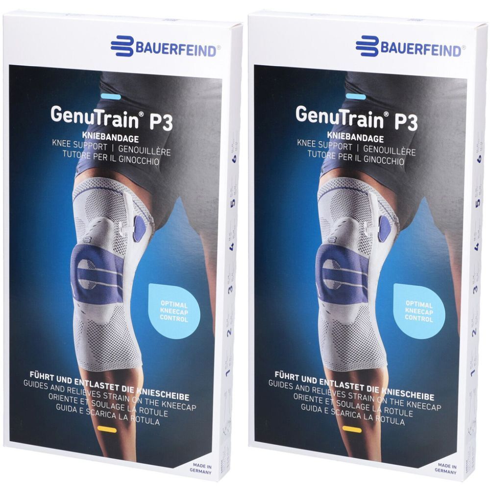 Bauerfeind Genutrain P3 Knieorthese Größe 2 links