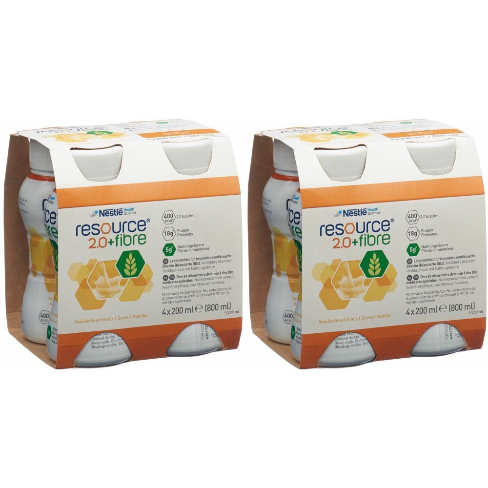 Nestle Resource® 2.0 + Fibre Vanille