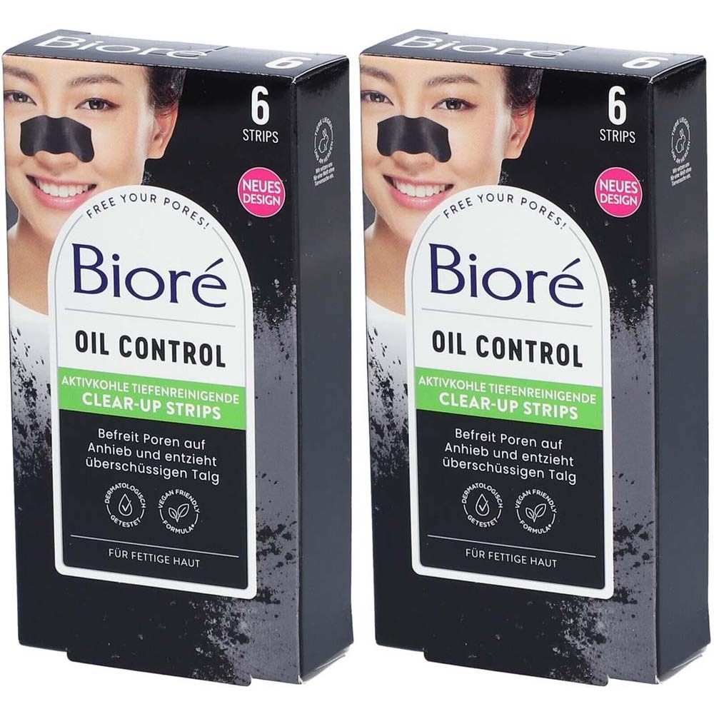 Bioré Clear Up Strips nettoyant les stries, charbon actif