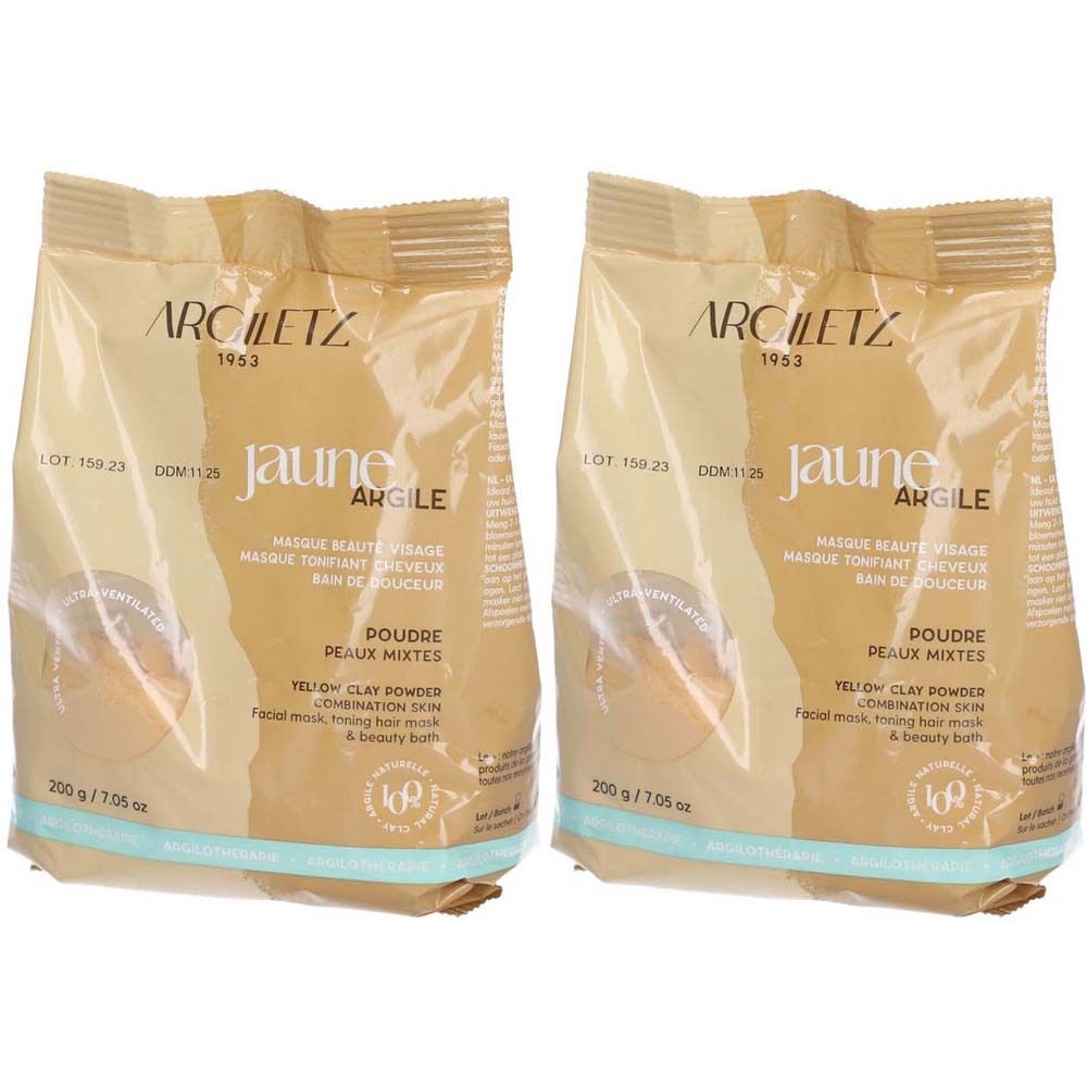 Argiletz Masque et bain à l'argile jaune