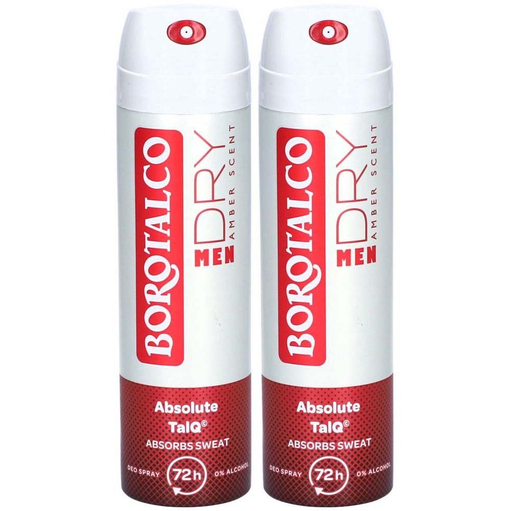 Borotalco Déodorant homme en spray parfum ambre