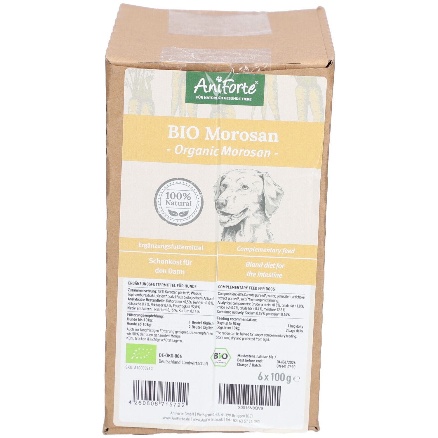 AniForte Bio Morosan 6 x 100g