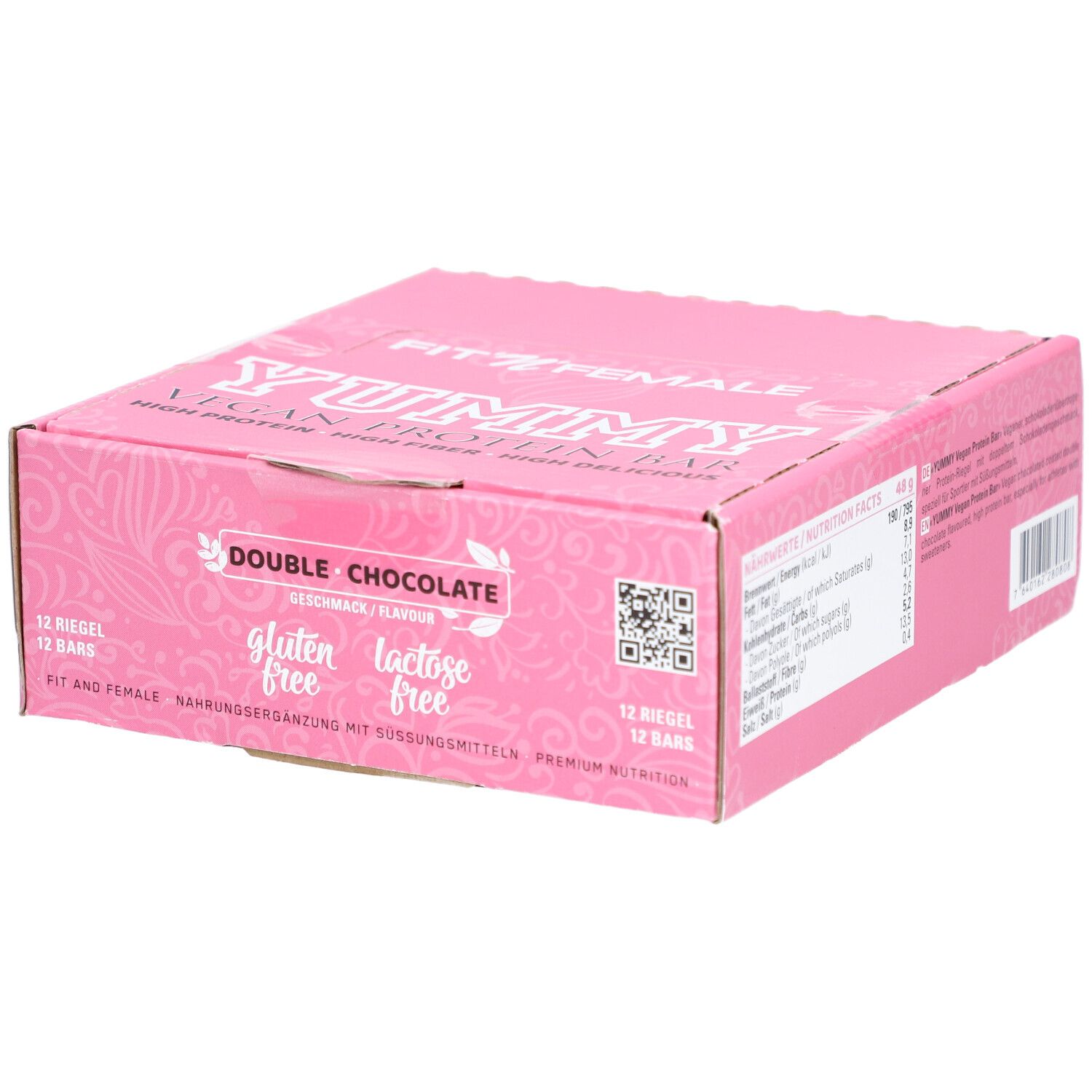 Fit'n'female Barre Protéinée double chocolat
