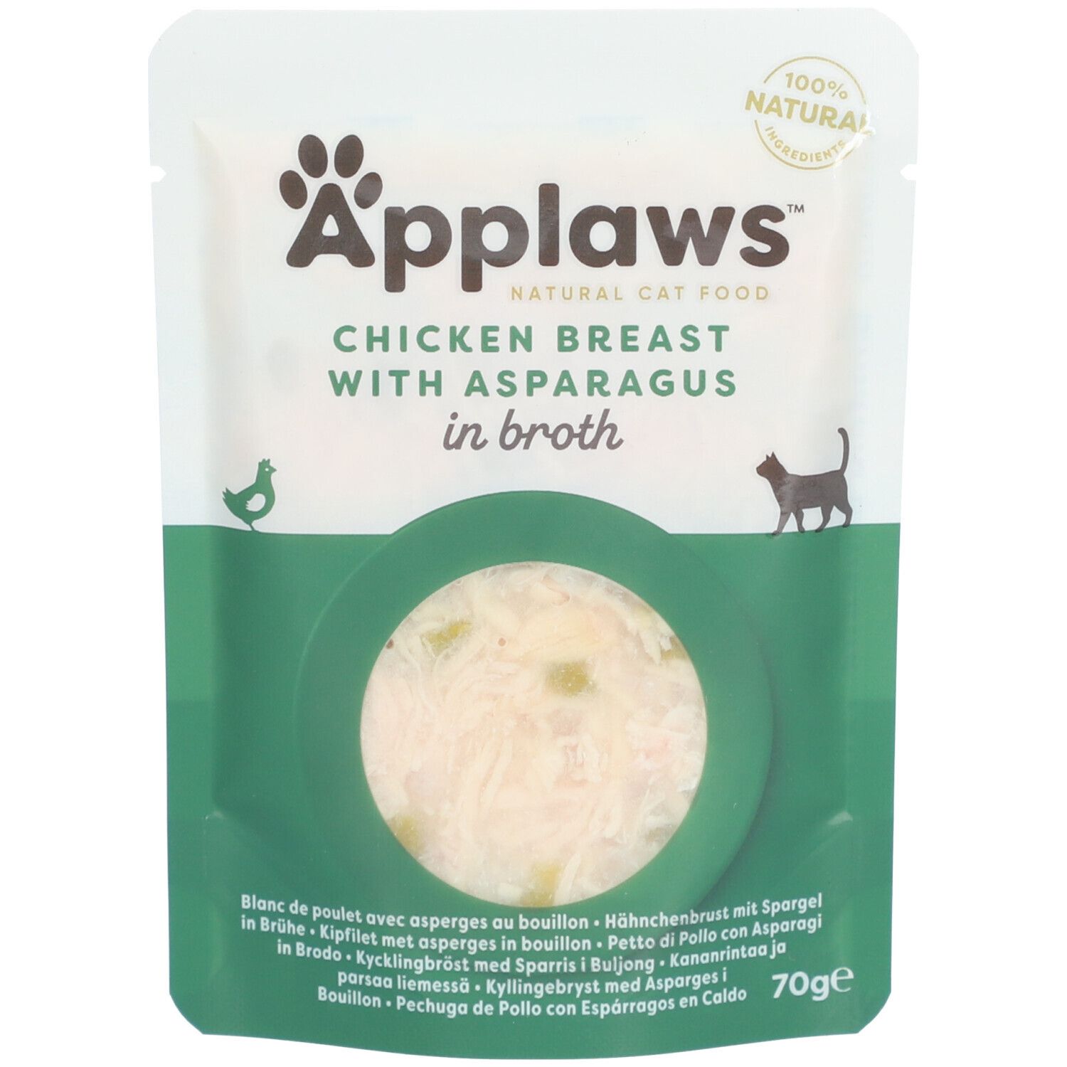 Applaws™ Beutel Hühnerbrust mit Spargel in Brühe