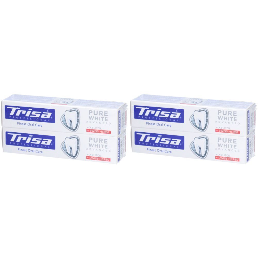 Trisa Zahnpasta Pure White Swi Her DUO 2 x 75 ml