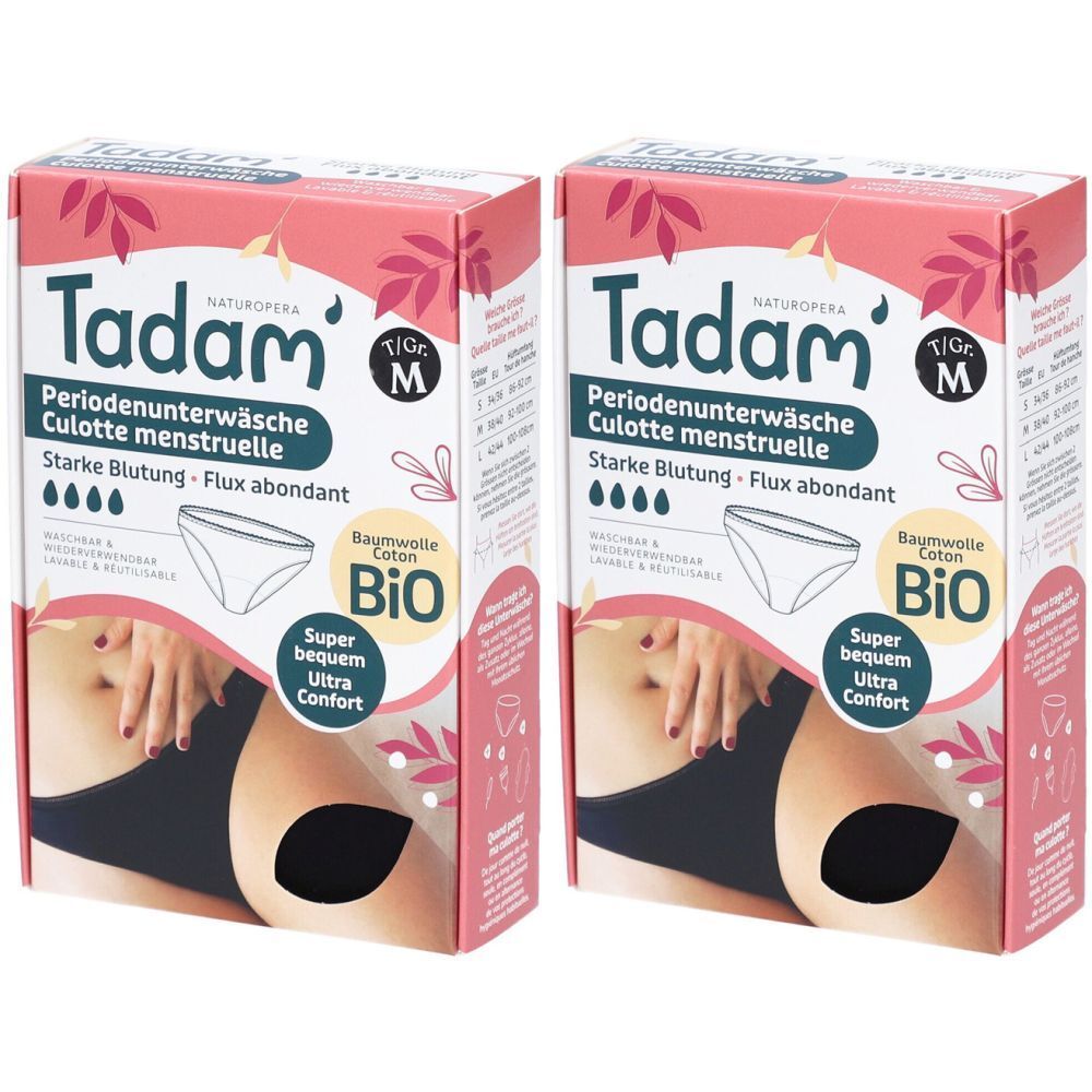 Tadam' Culotte menstruelle Taille M - Flux abondant