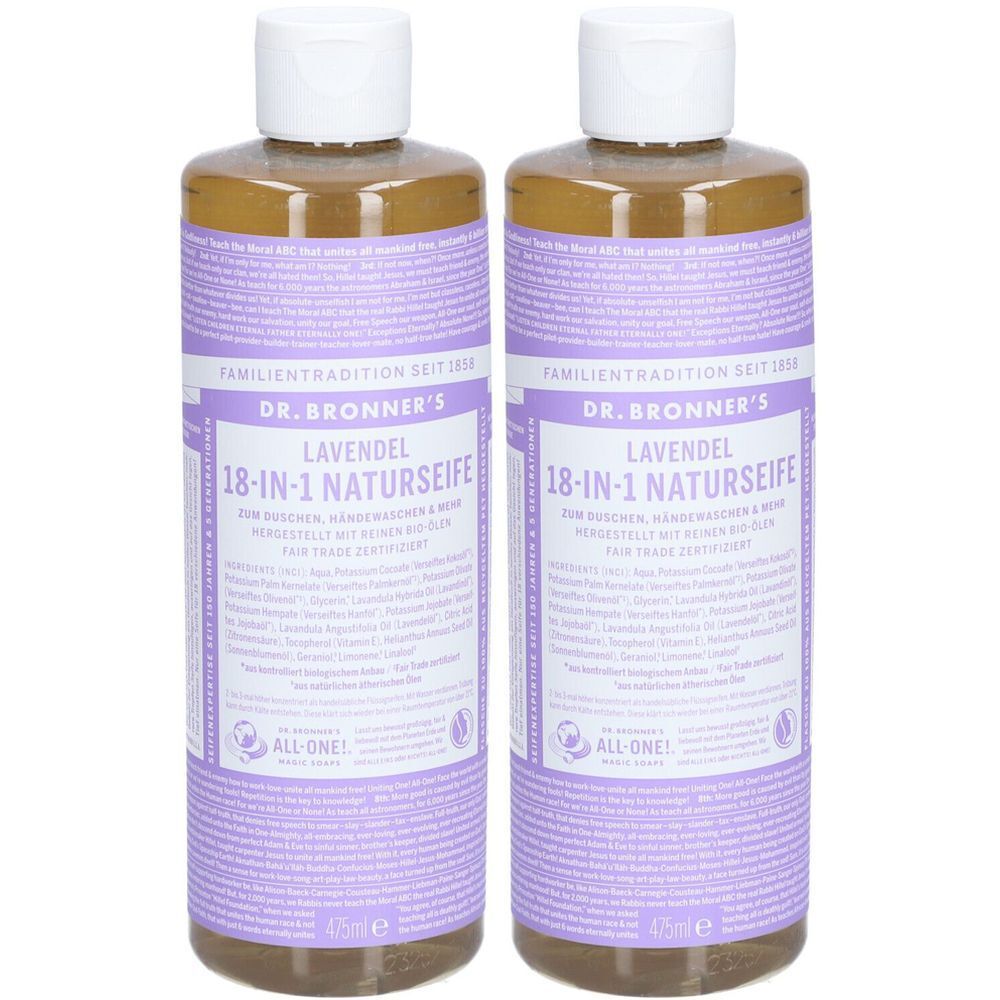 Dr.bronner's Savon liquide 18 en 1 - Lavande