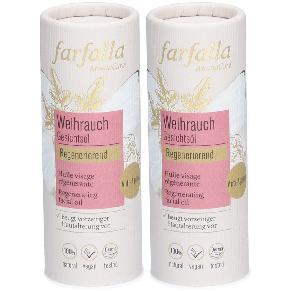Farfalla Huile visage régénerante - Encens