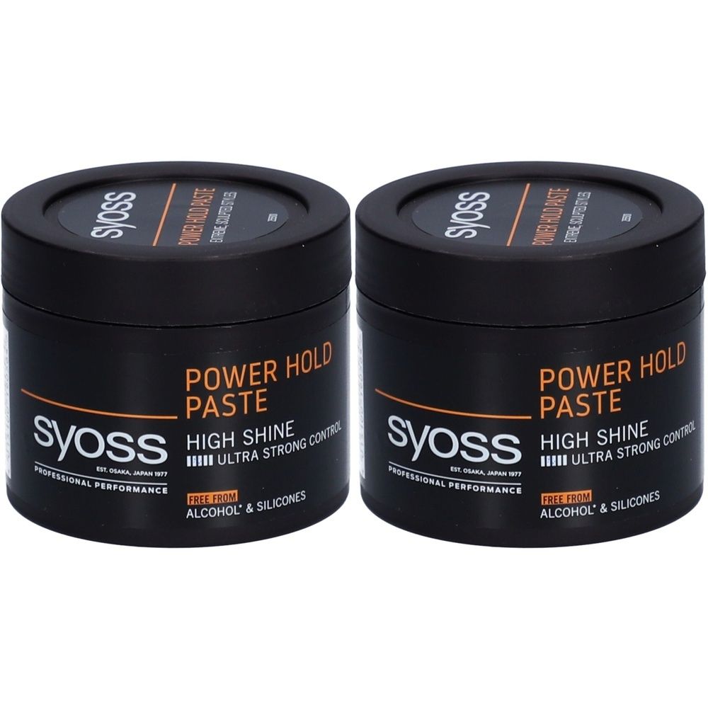 Syoss Power Hold Paste High Shine - Cire coiffante pour homme