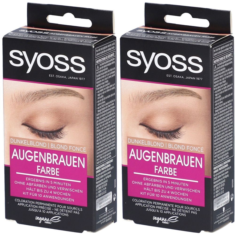 Syoss kit sourcils blond foncé