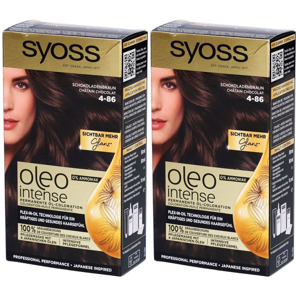 Syoss Oleo Intense 4-86 Brun chocolat