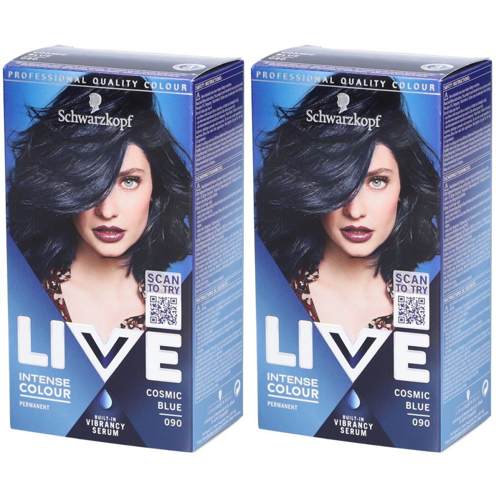 Schwarzkopf Intense Colour - Teinture pour cheveux 090 Bleu cosmique