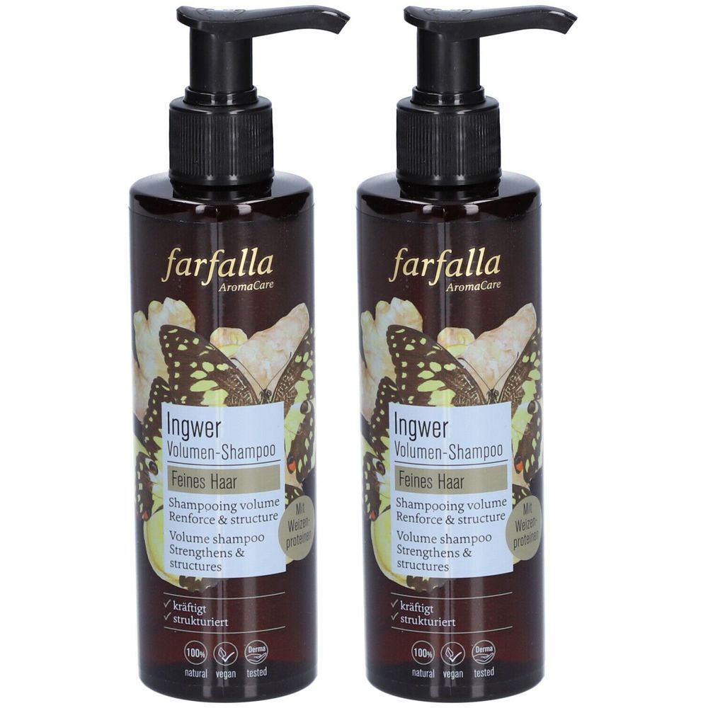 farfalla Shampooing volumateur au gingembre