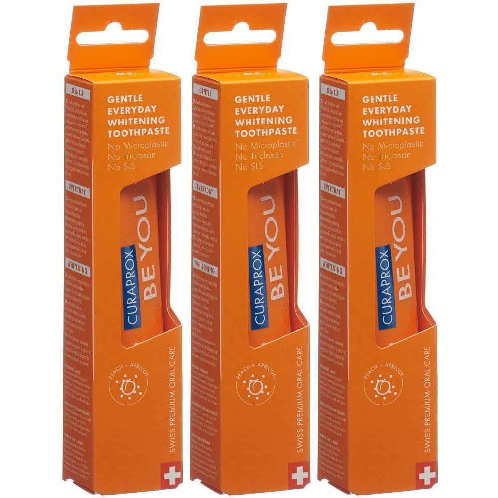 Curaprox Be you Dentifrice Pêche, Abricot, Orange