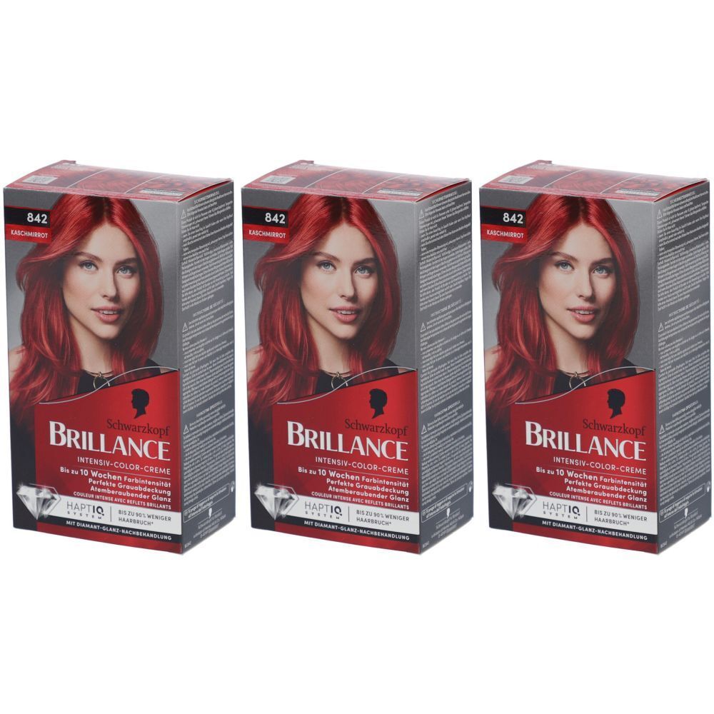 Schwarzkopf Brillance Teinture capillaire 848 Rouge Cachemire