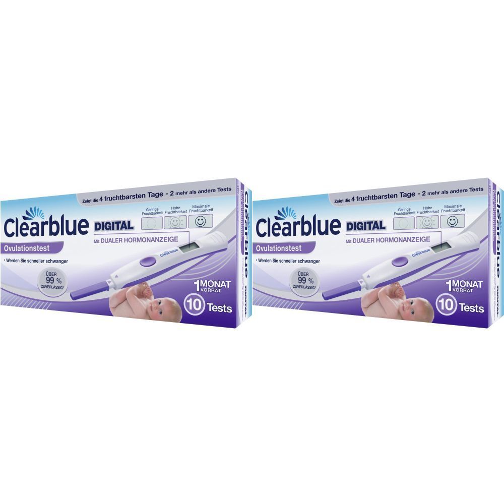 Clearblue® Test d'ovulation Fortschrittlich & Digital