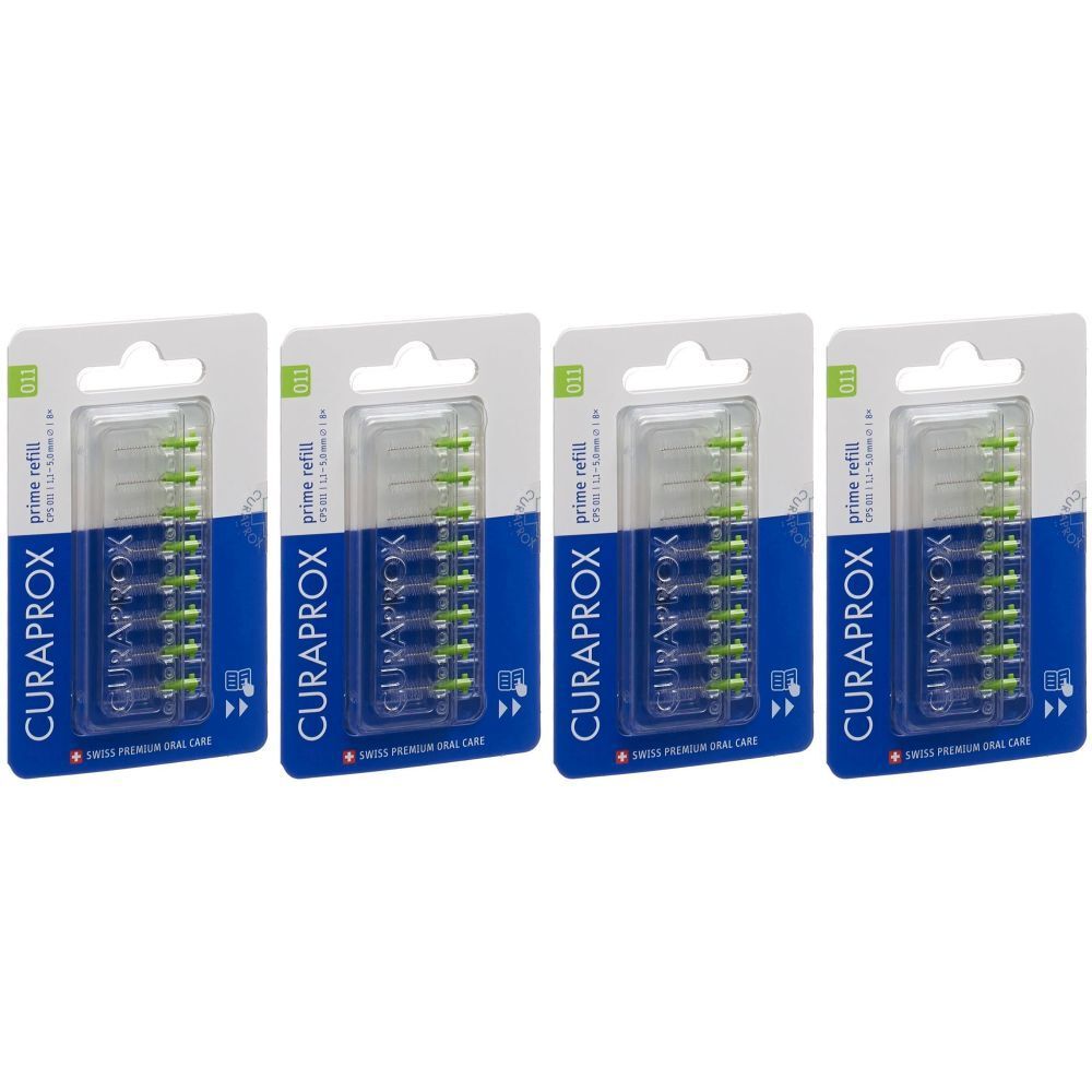 Curaprox CPS 011 Têtes de Brossettes interdentaires