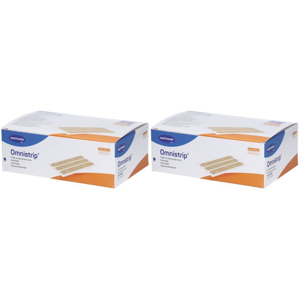 Hartmann Omnistrip® Selbstklebendes Hautnahtmaterial 12 x 101 mm