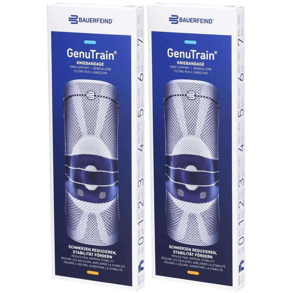 Bauerfeind® GenuTrain® Kniestütze Gr. 2 Titan