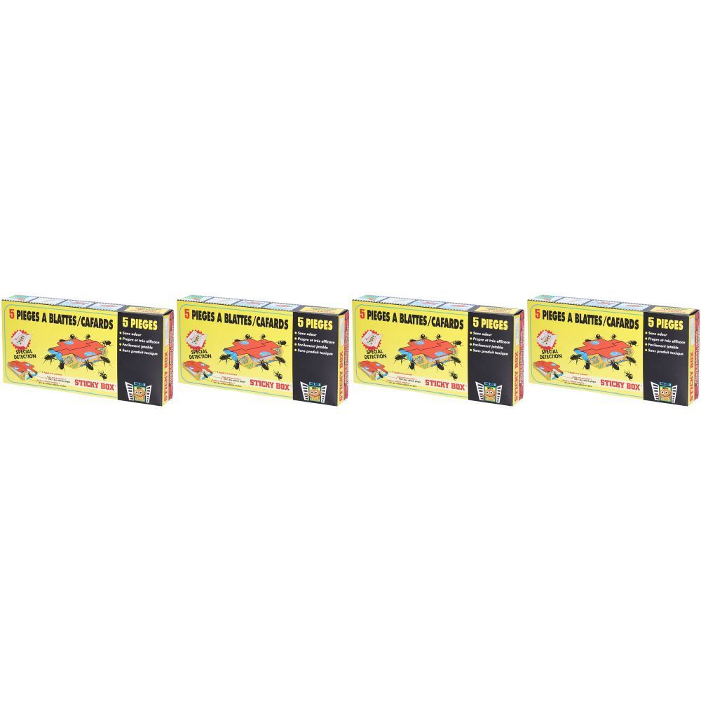 Sticky Box® Pièges à blattes/Cafards