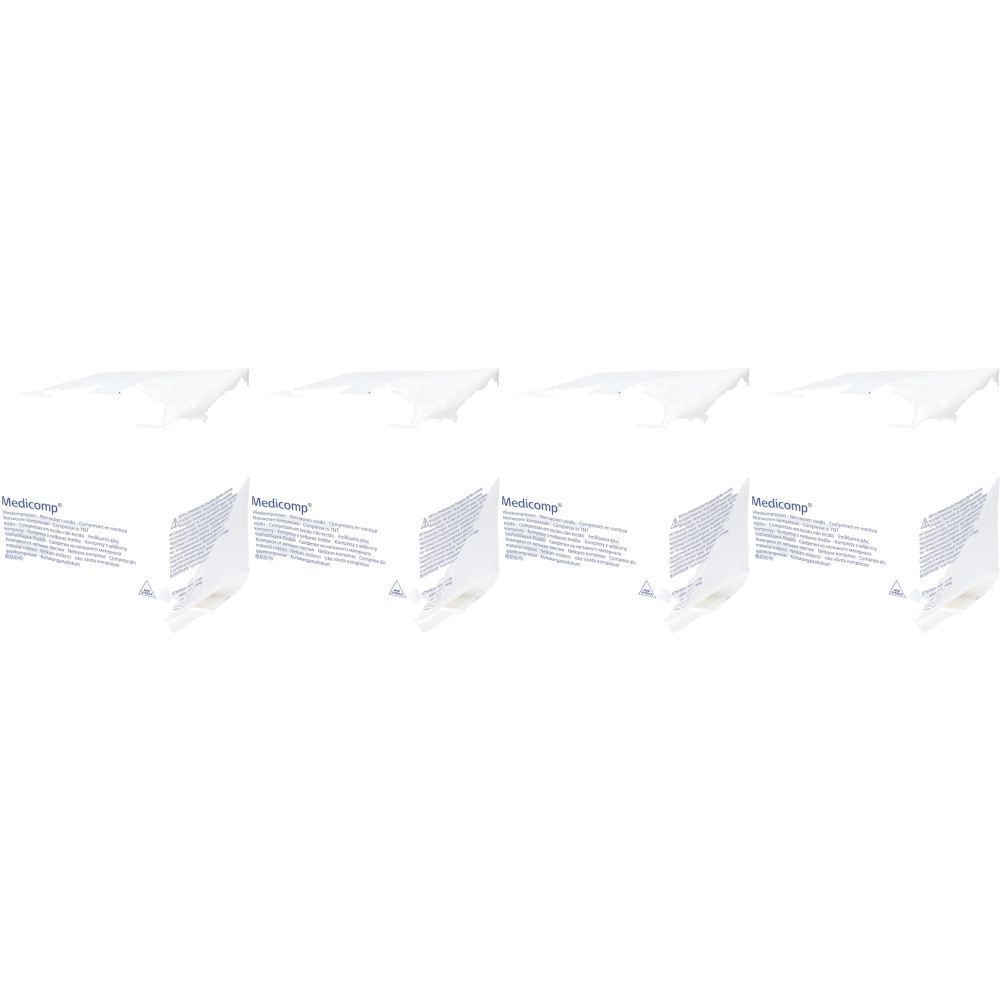 Hartmann Medicomp® Vliesstoffkompressen 4-lagig 10 x 10 cm