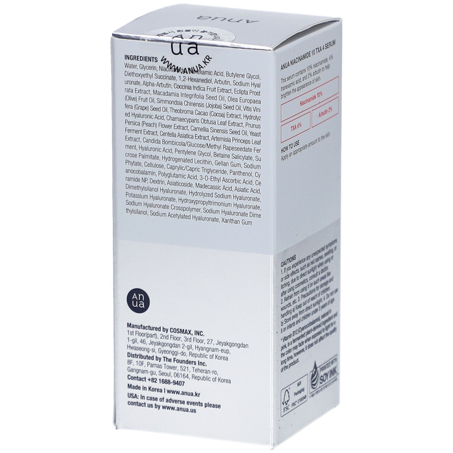 ANUA 10 + Serum Niacinamid + TXA