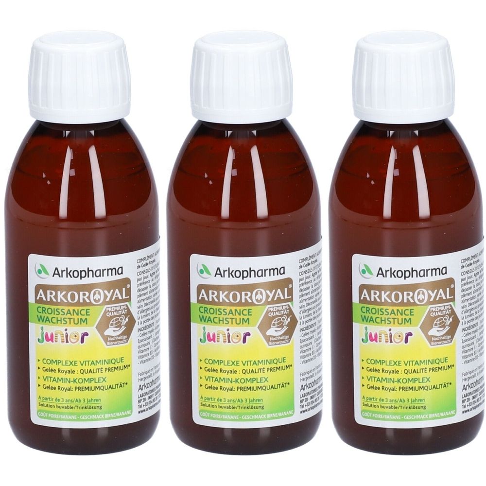 Arkopharma Arkoroyal Vitamin-Komplex Wachstum x3 3x150 ml Sirup