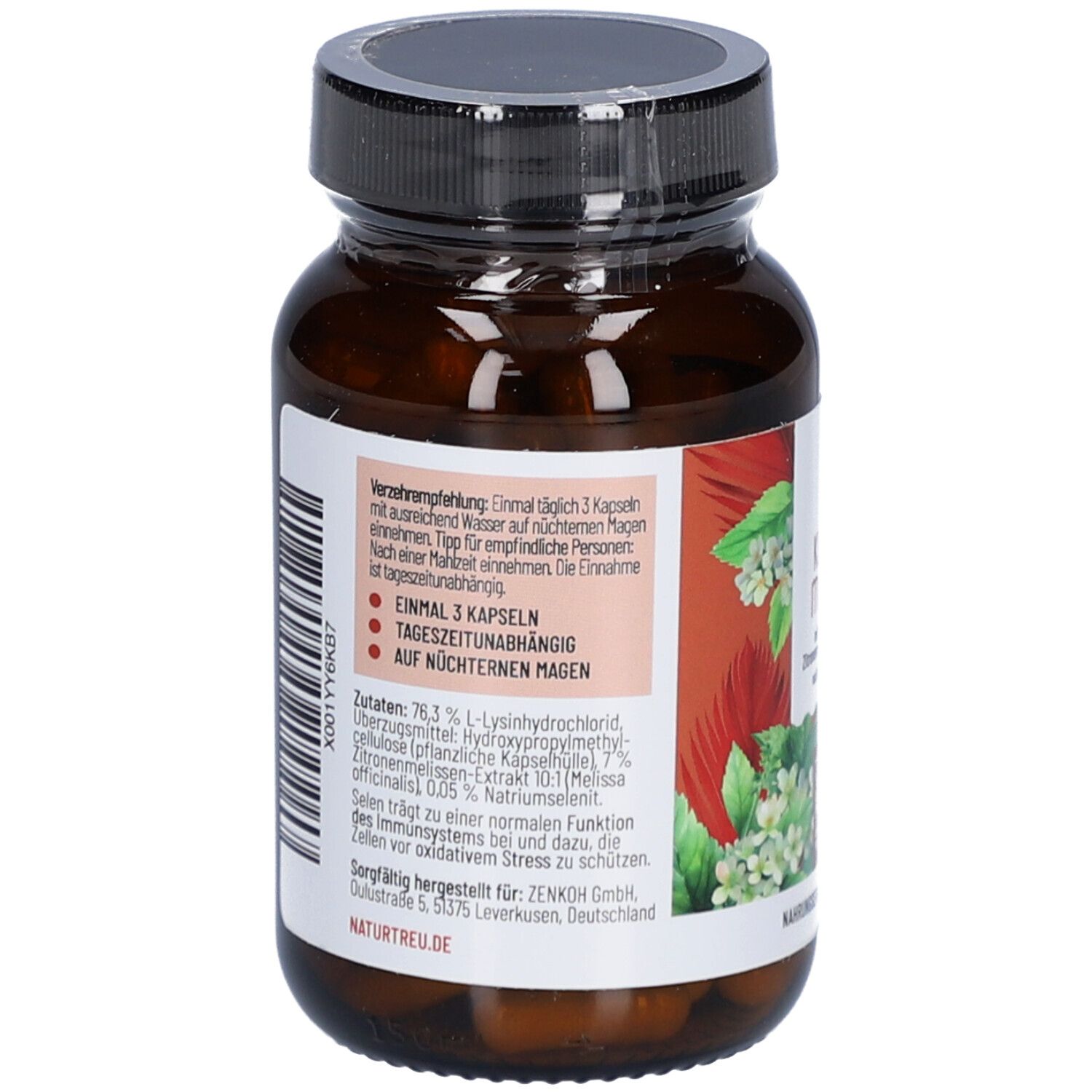 L-Lysin, Selen und Zitronenmelisse - Kussmund - NATURTREU®